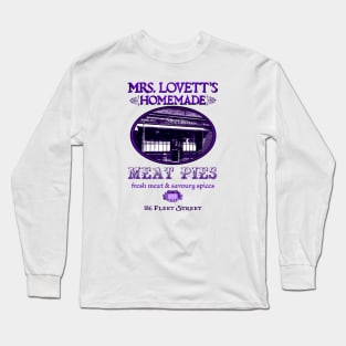 Mrs.Lovett's Homemade Meat Pies Long Sleeve T-Shirt